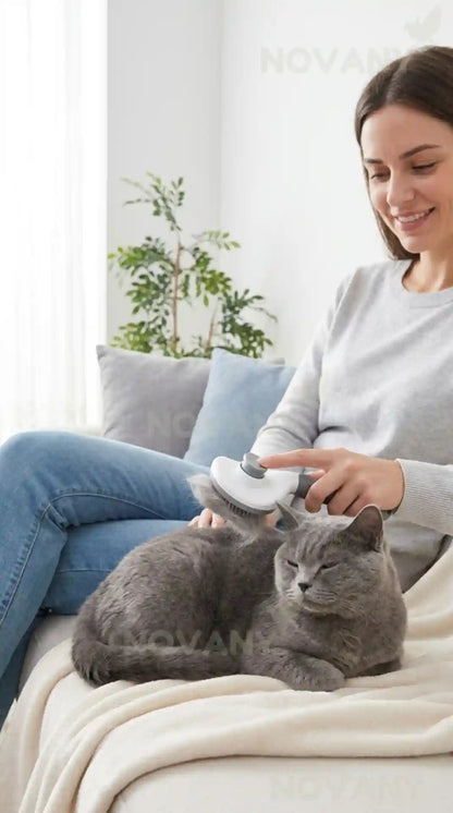Self Cleaning Pet Hair Remover Brush